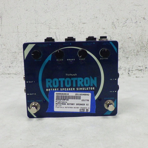 Vist Large View of Product Image Which is Used Pigtronix Rototron Rotary Speaker Simulator Guitar Effects Pedal