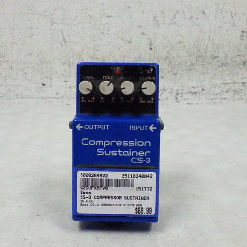 Vist Large View of Product Image Which is Used Boss Cs-3 Compressor Sustainer Compressor Pedal