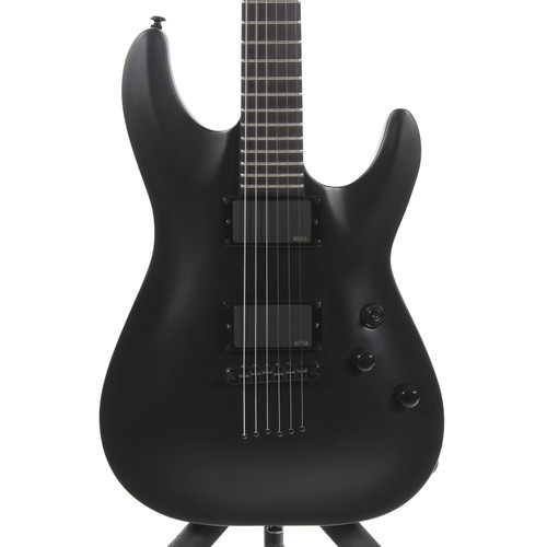 Vist Large View of Product Image Which is Used Schecter DIAMOND SERIES C-1 PLATINUM BLACKOUT S Type Electric Guitar Black 6-String