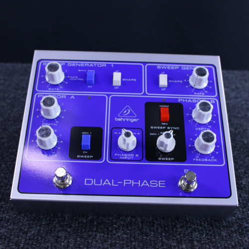 Vist Large View of Product Image Which is Used Behringer DUAL PHASE PEDAL Phaser Pedal