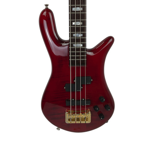 Vist Large View of Product Image Which is Used Spector EURO 4 LX Modern Metal Bass Guitar Red 4-String