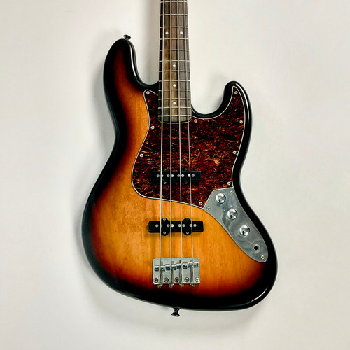 Vist Large View of Product Image Which is Used Squier 60s Classic Vibe Jazz Bass Sunburst 4-String