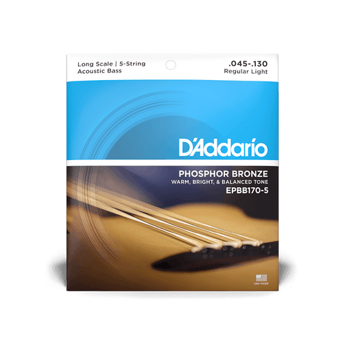 Vist Large View of Product Image Which is New D'Addario Acoustic Bass 5String