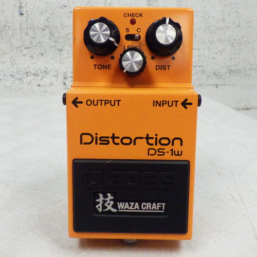 Vist Large View of Product Image Which is Used Boss Ds-1 W Waza Craft Distortion Pedal