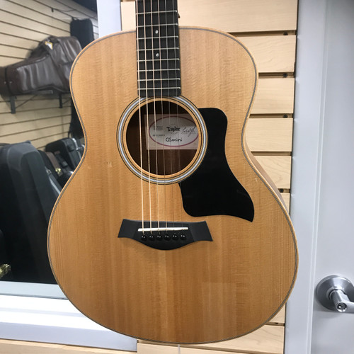 Vist Large View of Product Image Which is Used Taylor GS MINI E ROSEWOOD Solid Top Acoustic Guitar Natural