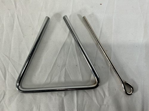 Vist Large View of Product Image Which is Used 5 INCH MUSICAL STEEL TRIANGLE Percussion Instrument