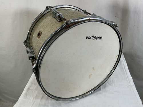 Vist Large View of Product Image Which is Used Ludwig KEYSTONE BADGE 13 INCH SILVER SPARKLE Vintage Rack Tom Silver/Gray 13"