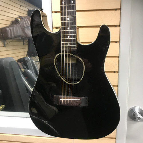 Vist Large View of Product Image Which is Used Kramer FERRINGTON ACOUSTIC Solid Top Acoustic Guitar Black