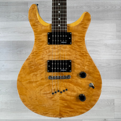 Vist Large View of Product Image Which is Used Davison 6-string Double Cutaway Electric Guitar - Amber