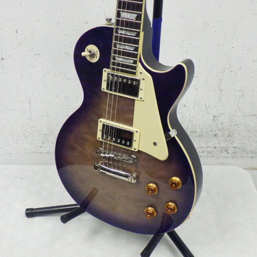 Vist Large View of Product Image Which is Used Epiphone Les Paul Standard Pro LP Type Electric Guitar Blue 6-String