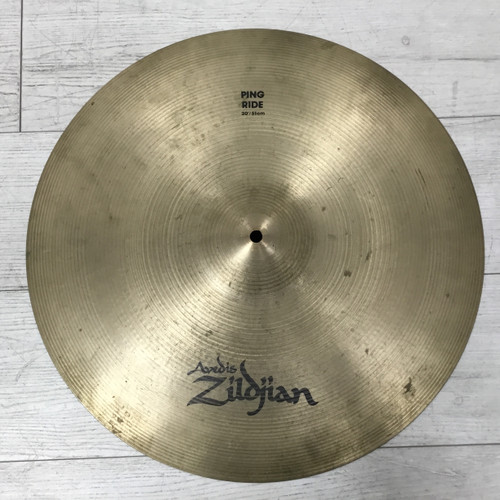 Vist Large View of Product Image Which is Used Zildjian 20" A Ping Ride Cymbal Slight Keyhole