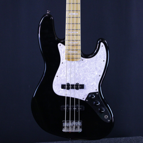 Vist Large View of Product Image Which is Used Squier JAZZ VINTAGE MODIFIED 77 BASS GUITAR J Type Bass Guitar Black 4-String