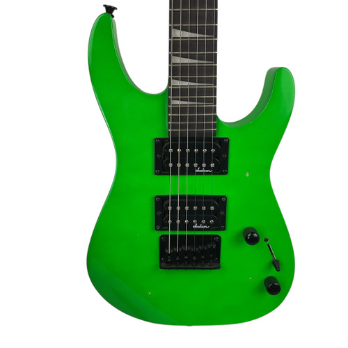 Vist Large View of Product Image Which is Used Jackson X SERIES KELLY KEXQ Pointy Electric Guitar Green 6-String