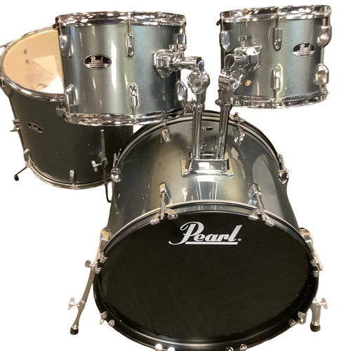 Vist Large View of Product Image Which is Used Pearl 4 PC ROADSHOW 10/12/16/22 Drum Kit Blue 22" Kick Drum