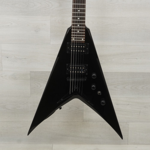 Vist Large View of Product Image Which is Used Dean Dave Mustaine Vmntx Electric Guitar Black