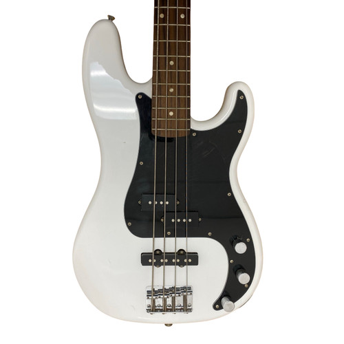 Vist Large View of Product Image Which is Used Squier AFFINITY PJ BASS P BASS P Type Bass Guitar White 4-String