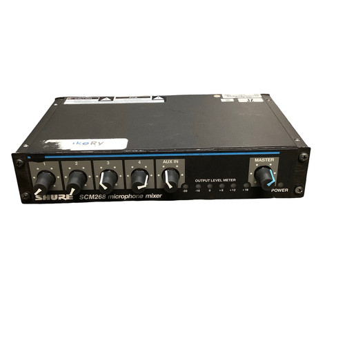 Vist Large View of Product Image Which is Used Shure SCM268 MIC MIXER Wireless Microphone