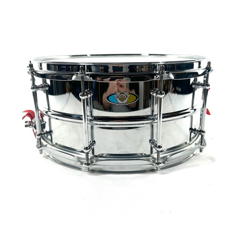 Vist Large View of Product Image Which is Used Ludwig Supralite Metal Snare Drum