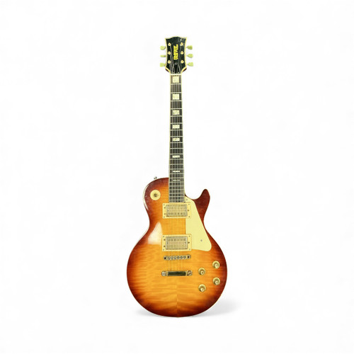 Vist Large View of Product Image Which is Used Univox GIMME Vintage LP Type Electric Guitar Sunburst 6-String