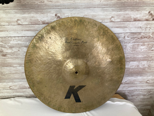 Vist Large View of Product Image Which is Used Zildjian 21" K CUSTOM DARK COMPLEX RIDE Cymbal 