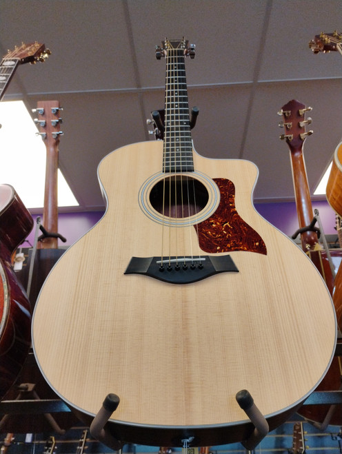 Vist Large View of Product Image Which is Used Taylor 214 CE Acoustic Guitar Natural