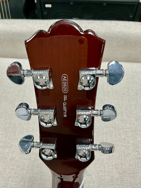 Vist Large View of Product Image Which is Used Yamaha AES20 S Type Electric Guitar Orange 6-String