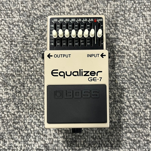 Vist Large View of Product Image Which is Used BOSS GE-7 GRAPHIC EQUALIZER Guitar Pedal