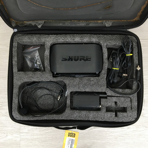 Vist Large View of Product Image Which is Used Shure GLXD4 Wireless Headset Mic System w/AC
