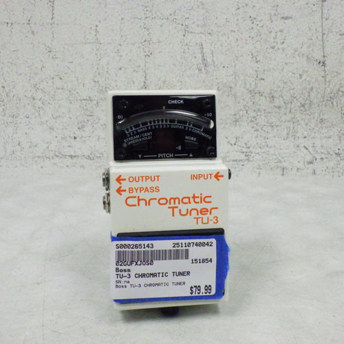 Vist Large View of Product Image Which is Used Boss Tu-3 Chromatic Tuner Tuner Pedal