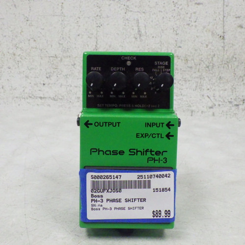 Vist Large View of Product Image Which is Used Boss Ph-3 Phase Shifter Phaser Pedal