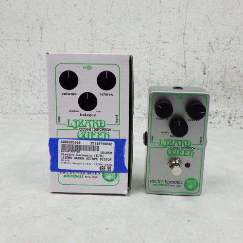 Vist Large View of Product Image Which is Used Electro Harmonix (e/h) Lizard Queen Octave Distortion Fuzz Pedal