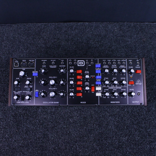 Vist Large View of Product Image Which is Used Behringer MODEL D ANALOG SYNTH Compact Synthesizer Compact