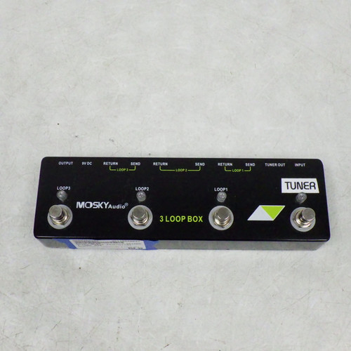 Vist Large View of Product Image Which is Used Mosky Audio Technology 3 LOOP BOX Bypass Looper