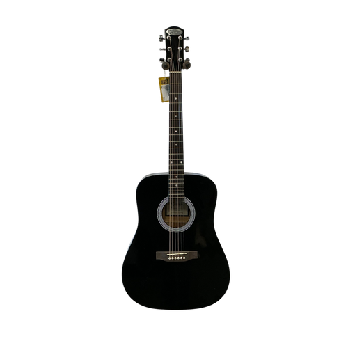 Vist Large View of Product Image Which is Used Johnson JG-555 Laminate Top Acoustic Guitar Black