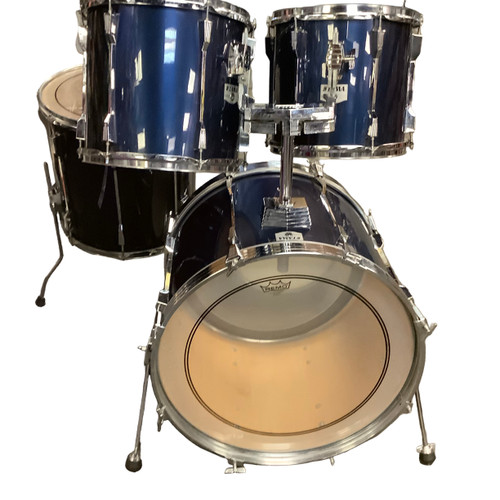Vist Large View of Product Image Which is Used Tama 5PC ROCKSTAR DX SHELL KIT Drum Kit Blue 22" Kick Drum