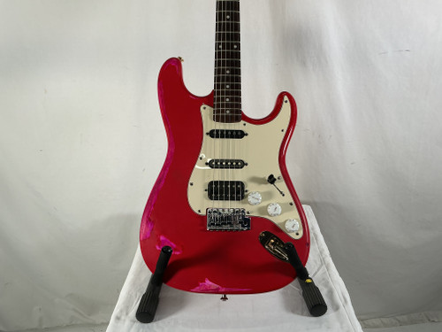 Vist Large View of Product Image Which is Used HSS PARTSCASTER S Type Electric Guitar Red 6-String