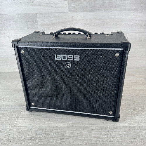 Vist Large View of Product Image Which is Used Boss Katana-50 Gen 3 - 50-watt 1 x 12-inch Guitar Combo Amplifier - Boss BT-Dual Included