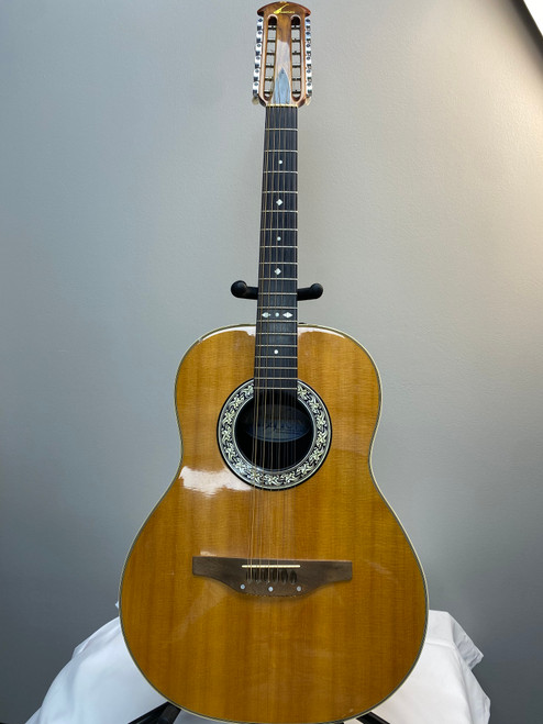 Vist Large View of Product Image Which is Used Ovation 1981 12 STRING 1115 Laminate Top Acoustic Guitar Wood
