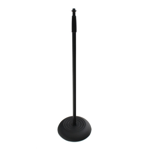 Vist Large View of Product Image Which is Used ROUND BASE STRAIGHT MIC STAND Microphone Stand