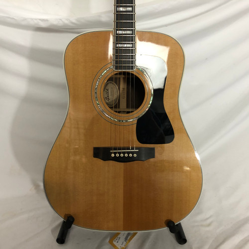 Vist Large View of Product Image Which is Used Guild D55 Solid Top Acoustic Guitar Natural