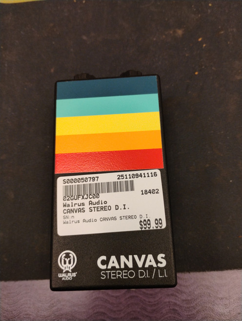 Vist Large View of Product Image Which is Used Walrus Audio CANVAS STEREO D.I. Guitar Effects Pedal