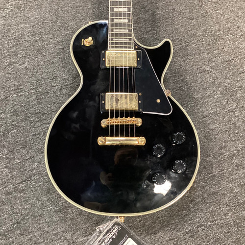 Vist Large View of Product Image Which is Used Epiphone LES PAUL CUSTOM LP Type Electric Guitar Black 6-String