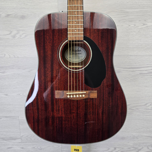 Vist Large View of Product Image Which is Used Fender CD-60S ALL-MAHOGANY Laminate Top Acoustic Guitar Wood