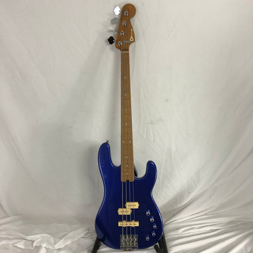 Vist Large View of Product Image Which is Used Charvel PRO-MOD SAN DIMAS BASS PJ IV J Type Bass Guitar Blue 4-String