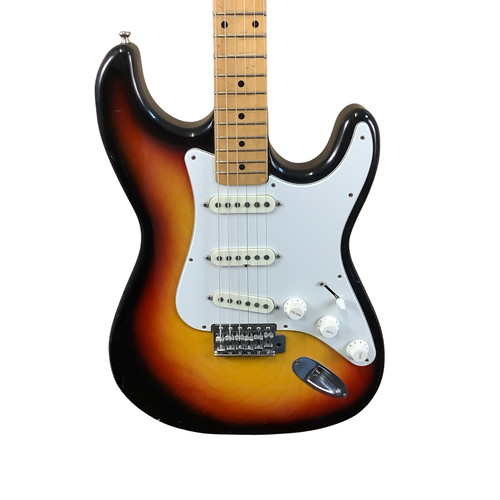 Vist Large View of Product Image Which is Used Hohner STRAT MIJ Electric Guitar Sunburst 6-String