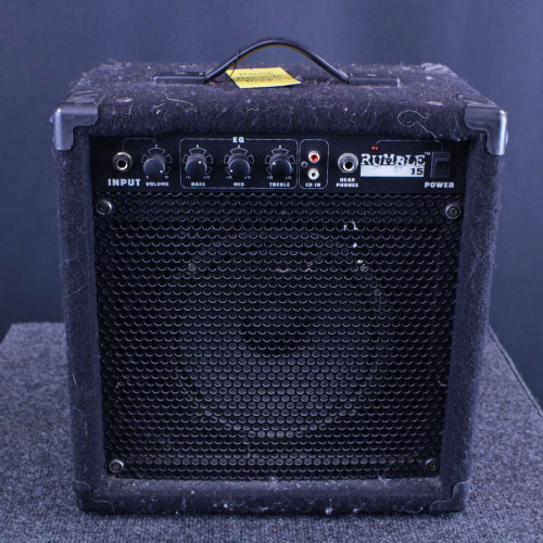 Vist Large View of Product Image Which is Used Fender RUMBLE 15 BASS COMBO AMP 1 x 10 Bass Combo Amplifier 1 x 10
