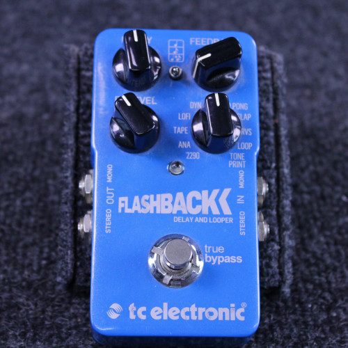 Vist Large View of Product Image Which is Used TC Electronic FLASHBACK DELAY/LOOPER Delay Pedal