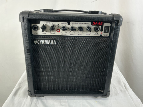 Vist Large View of Product Image Which is Used Yamaha GA-15 GUITAR AMP 1 x 8 Solid State Amplifier 1 x 8