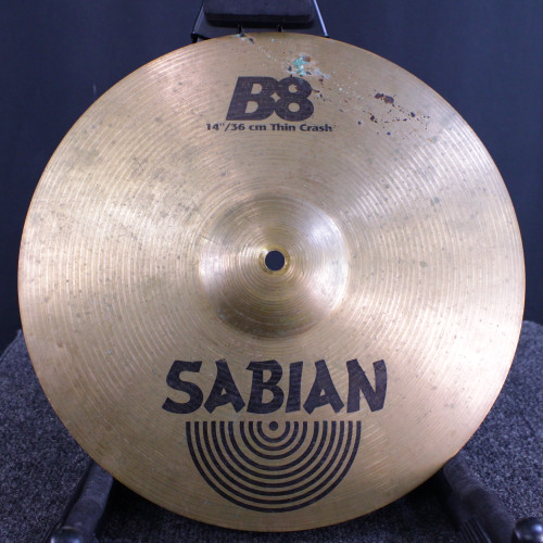 Vist Large View of Product Image Which is Used Sabian 14 B8 THIN CRASH Crash Cymbal 14"