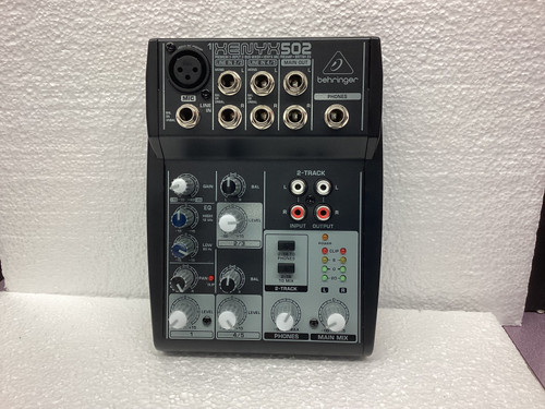Vist Large View of Product Image Which is Used Behringer XENYX 502 Compact Mixer